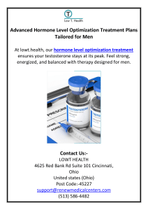 Advanced Hormone Level Optimization Treatment Plans Tailored for Men