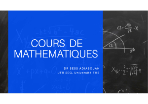 Cours de Mathématiques : Intégrales, Équations Différentielles, Séries