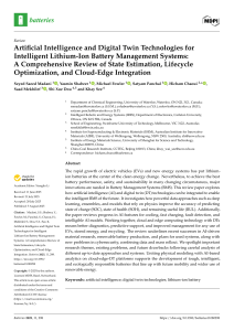 AI & Digital Twin for Intelligent Li-Ion BMS: Review of State Estimation, Lifecycle, Cloud-Edge