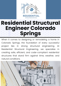 Residential Structural Engineer Colorado Springs