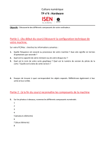 TP n°4 Hardware : Découverte des composants de l'ordinateur PC/Mac