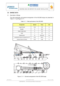 Mooring Analysis Report for Jacket Installation - HD-2500 Barge Data