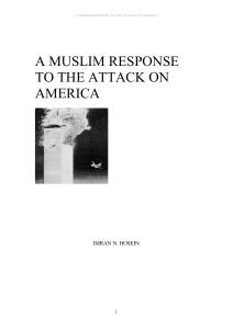 Muslim Response to 9/11: Analysis & Perspective