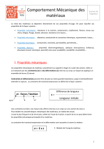 Fiche propriété méca  materiaux 1 SI - Copie