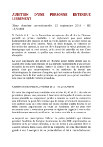 Jurisprudence Procédure Pénale: Audition, Contrôle, Perquisition, Saisie