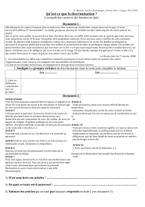 Discrimination en Inde : Castes et Femmes - Exercice