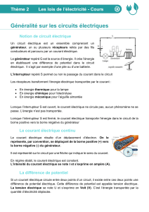 Les lois de l'électricité : Cours complet sur les circuits électriques
