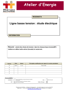calcul de la chute de tension bt