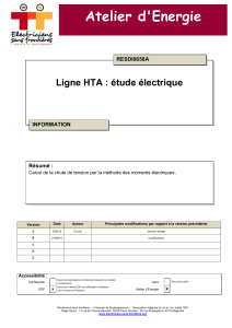 Calcul Chute de Tension HTA: Méthode Moments Électriques - Guide Technique