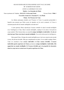 R&eacute;sum&eacute; : L'Essence de l'&Acirc;me selon Plotin (Enn&eacute;ade IV, 1)