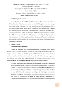 Recension : L'amiti&eacute; fleur ou fruit de l'amour ? - KOUDJALE