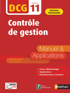MANUEL NATHAN DCG11 - Contrôle de gestion