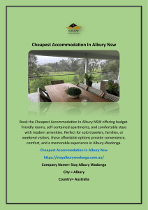 Pet Friendly Accommodation Albury With Spa