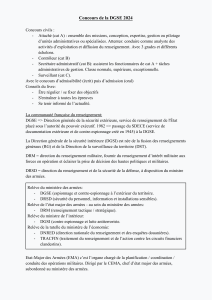 Concours DGSE 2024 : Préparation et Informations