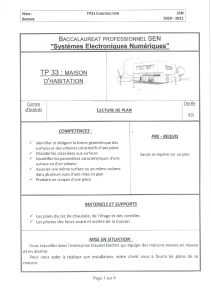TP Maison : Lecture de Plans en Électronique Numérique SEN