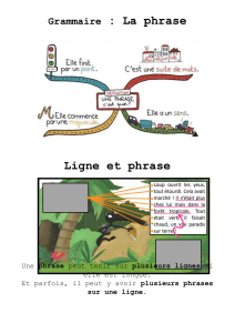 Grammaire: La Phrase - Définition et Structure