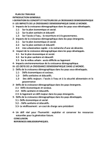 Croissance démographique : Impacts et défis mondiaux