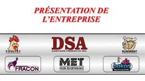 Présentation DSA : Prémélanges et Additifs Alimentaires