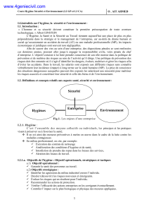 Cours HSE : Hygiène, Sécurité et Environnement (L2/L3)