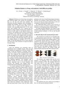 Pollution Flashover of Long Rod Insulators: Profiles & Test Methods