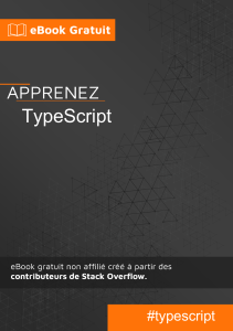 Apprenez TypeScript : eBook Gratuit pour Débutants et Avancés