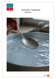 Transfert thermique : Initiation - Fondamentaux de la thermodynamique