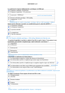 QCM Sepsis, Bactériémie & SRIS | Médecine Interne & Urgences