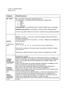 Plan de leçon : Apprendre les quantités jusqu'à 10 en maternelle