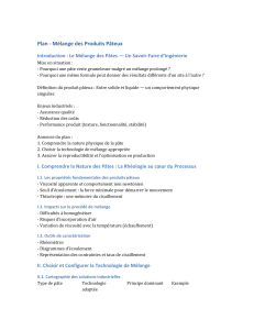 Mélange des Produits Pâteux : Rhéologie, Technologies et Optimisation