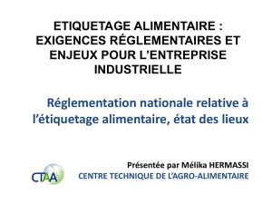 Étiquetage Alimentaire en Tunisie : Réglementation et Enjeux Industriels