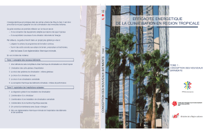 Efficacit&eacute; &Eacute;nerg&eacute;tique Climatisation Tropicale - Conception Nouveaux B&acirc;timents
