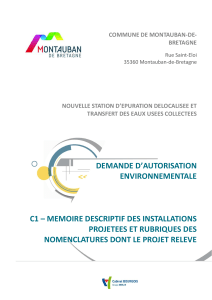 Montauban-de-Bretagne: Nouvelle STEP & Transfert Eaux Usées - Demande Autorisation Environnementale
