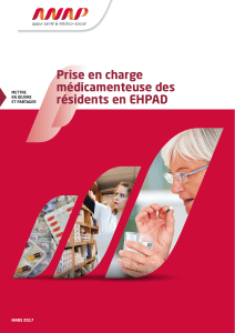 Prise en charge médicamenteuse en EHPAD : Guide ANAP Mars 2017
