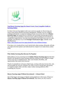 Money making apps India