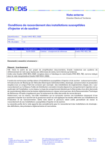 Conditions de raccordement Enedis: Injection et Soutirage Électrique