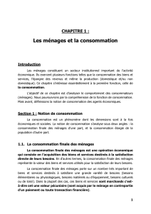 &Eacute;conomie: M&eacute;nages, Consommation, Utilit&eacute; Cardinale et Ordinale