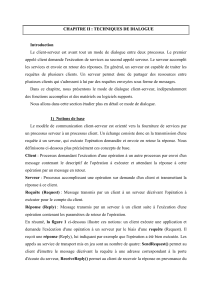 Techniques de dialogue client-serveur
