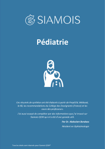 P&eacute;diatrie : R&eacute;sum&eacute;s de Synth&egrave;se pour &Eacute;tudiants et R&eacute;sidents