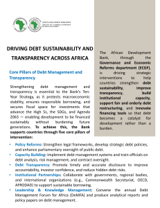 Debt Sustainability & Transparency in Africa: AfDB Report