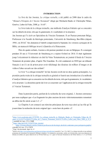 Critique textuelle de l'Ancien Testament : Analyse et Méthodes