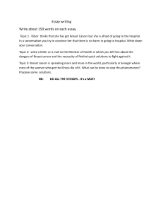 Breast Cancer Awareness Essay Prompts & Solutions