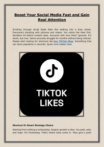 Boost Your Social Media Fast and Gain Real Attention