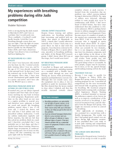 EILO in Judo: A Patient's Journey & Recovery