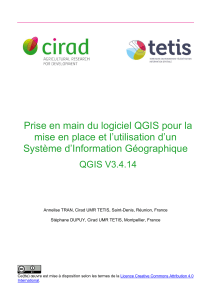 QGIS V3.4.14 : Guide d'initiation aux Systèmes d'Information Géographique