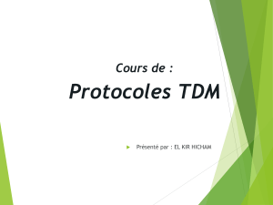 Cours Protocoles TDM : Principes, Modes d'Acquisition et Traitement d'Image