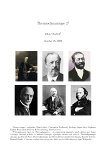 Thermodynamique : Machines Thermiques, Moteurs, Syst&egrave;mes Ouverts