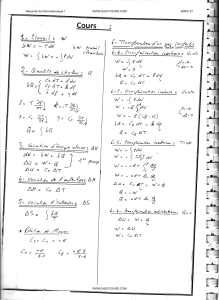 resum&eacute;-thermodynamique