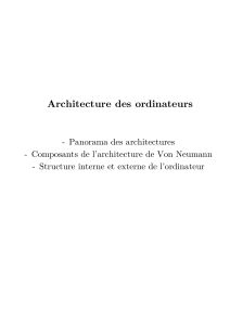Architecture des ordinateurs : Composants, M&eacute;moires, CPU, GPU et Mat&eacute;riel