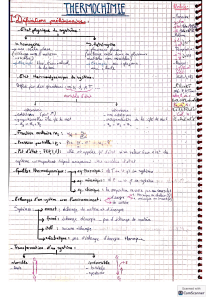 THERMOCHIMIE: Définitions Préliminaires & Concepts Fondamentaux