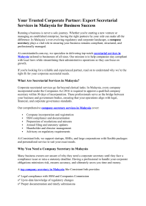 Your Trusted Corporate Partner